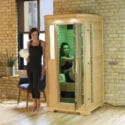 Full spectrum, low EMF 1 person infrared sauna