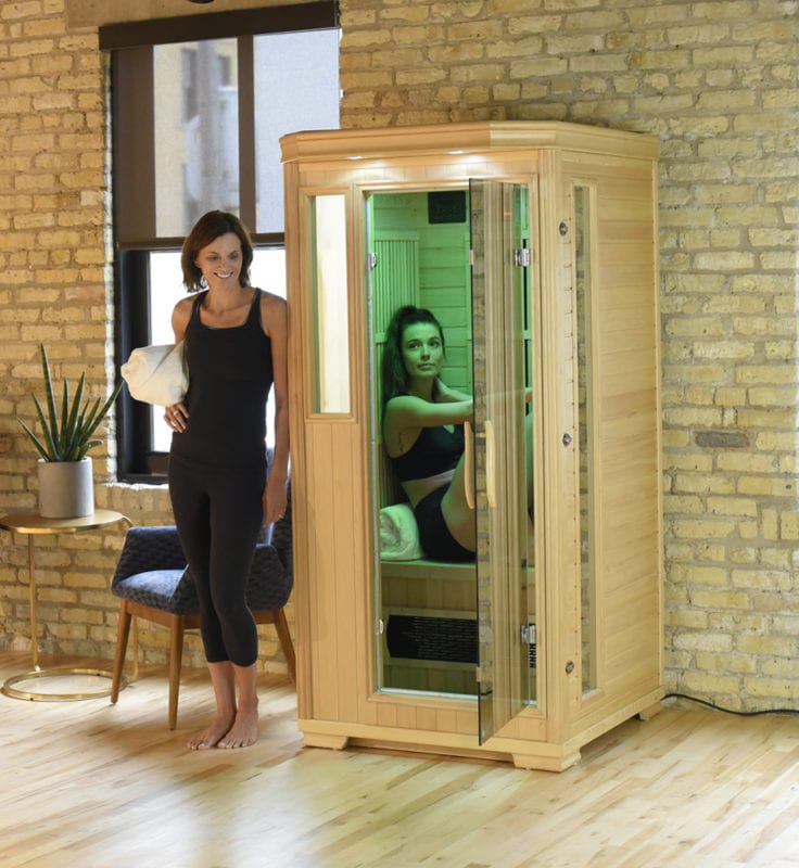 One Person Infrared Sauna Good Health Saunas