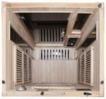 1 person infrared sauna interior