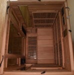 GHS 2 Person Infrared Sauna (20 amp) interior
