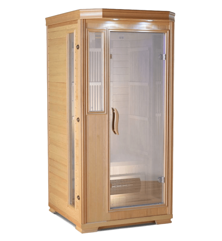 GHS 1 person infrared sauna is great for safe and effective infrared heat therapy right in the comfort of your home. 1 person infrared sauna for home