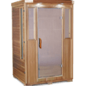 Good Health Saunas' 2-person (20 amp) infrared sauna is perfect for at-home or commercial use. Complete with 360 degree heating, full spectrum infrared light, and third-party certified low EMF levels, our 2 person sauna is the safest and most effective in the world. 2 person infrared sauna (20 amp)