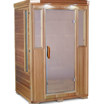 Good Health Saunas' 2-person (20 amp) infrared sauna is perfect for at-home or commercial use. Complete with 360 degree heating, full spectrum infrared light, and third-party certified low EMF levels, our 2 person sauna is the safest and most effective in the world. 2 person infrared sauna (20 amp)