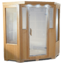 3 person infrared sauna (fits in corner)