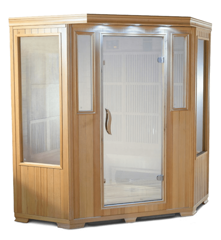 3 person infrared sauna (fits in corner)
