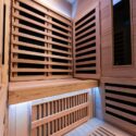 2-person hybrid series sauna interior