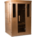 Our 2-person Hybrid Series infrared sauna is perfect for safe and relaxing at-home health and wellness improvement. Best-in-class infrared heaters, entertainment system, & more included! 2-Person Hybrid Series Infrared Sauna (20 amp)