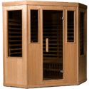 3-Person Corner Hybrid Series Infrared Sauna