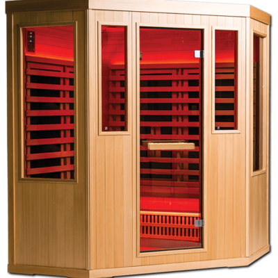 3 person corner infrared sauna (20 amp)