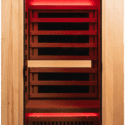 GHS 1X Hybrid Series Infrared Sauna for one person indoor home use
