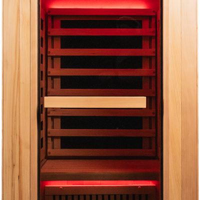 GHS 1X Hybrid Series Infrared Sauna for one person indoor home use